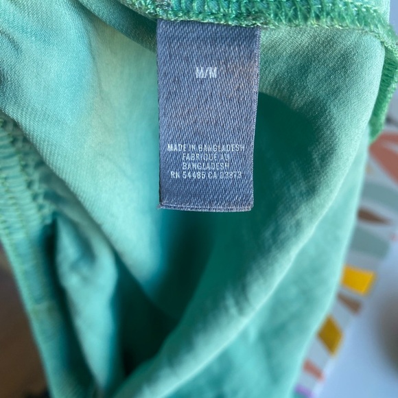 Aerie green satin track short size medium - Picture 7 of 9